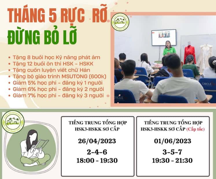 Top 5 Trung Tâm Tiếng Trung 3C WOW