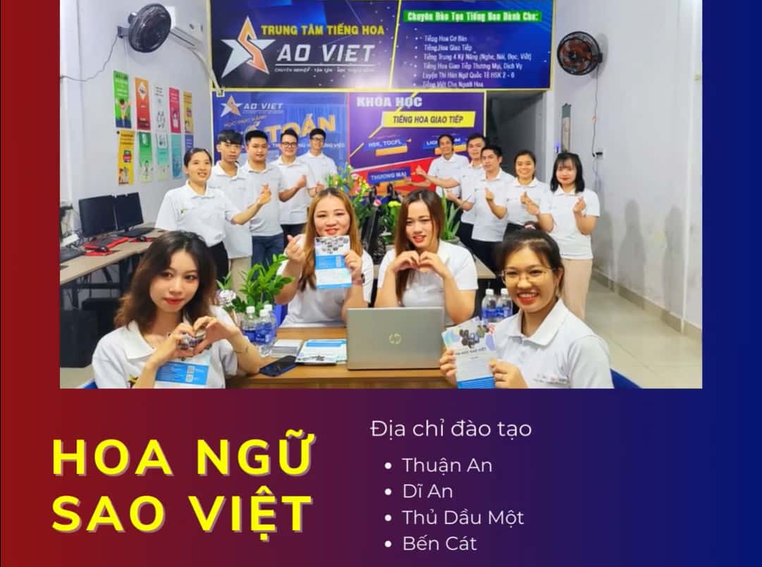 Trung Tâm Đào Tạo Tiếng Trung Tại Bình Dương